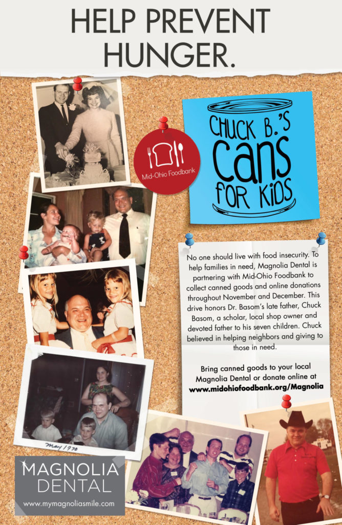 Get Involved With Chuck B's Cans For Kids | Magnolia Dental